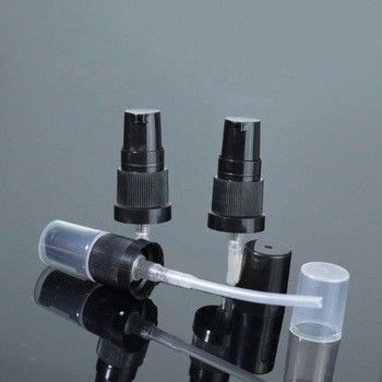 18mm 18/410 Fabrikpreis-schwarze Plastiklotions-Spray-Pumpe mit klarer Kappe