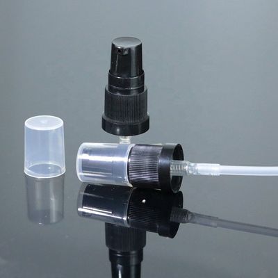 18mm 18/410 Fabrikpreis-schwarze Plastiklotions-Spray-Pumpe mit klarer Kappe