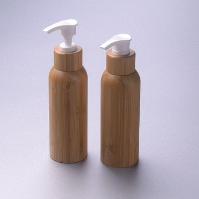 Leere Lotions-Pumpen-Bambus- kosmetische Behälter-Lotions-Flaschen inneres Plastik-120ml