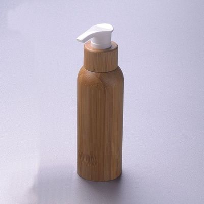 Leere Lotions-Pumpen-Bambus- kosmetische Behälter-Lotions-Flaschen inneres Plastik-120ml