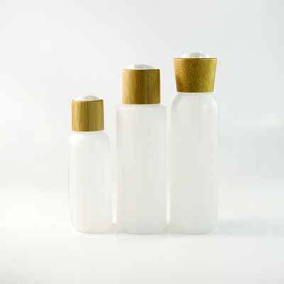 kosmetische Verpackenbehälter 18/410 30ml mit Serum-Bambustropfenzähler-Kappe