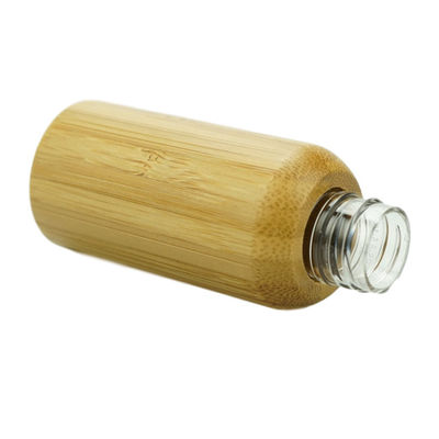 Leere Lotions-Pumpen-Bambus- kosmetische Behälter-Lotions-Flaschen inneres Plastik-120ml