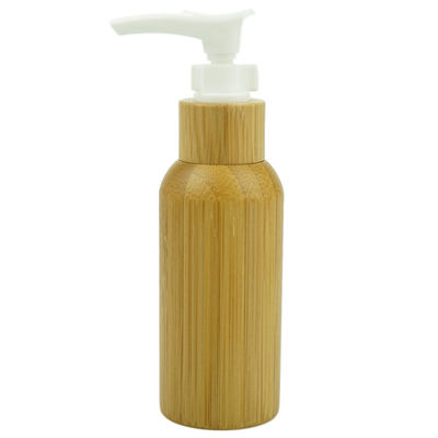 Leere Lotions-Pumpen-Bambus- kosmetische Behälter-Lotions-Flaschen inneres Plastik-120ml