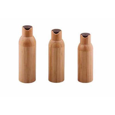 Flasche des Mattglas-50ml mit Bambuskappen-kosmetischem Behälter-Durchmesser 37mm* H95mmn