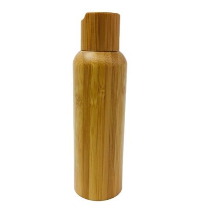 Flasche des Mattglas-50ml mit Bambuskappen-kosmetischem Behälter-Durchmesser 37mm* H95mmn
