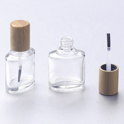 Nagellack-Flaschen-Bambuskappe ISO2000 13mm 15mm bilden kosmetische Glasflasche