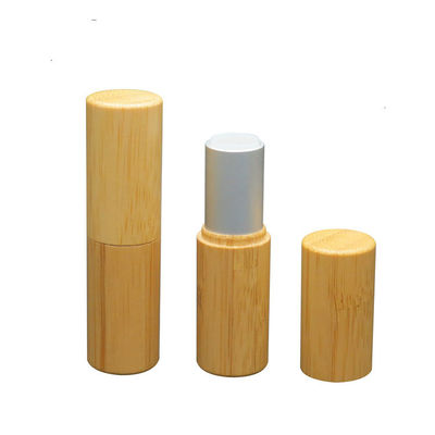 12.1mm Lippenstift-Rohr-Leercontainer-Bambuskosmetik umweltfreundlich