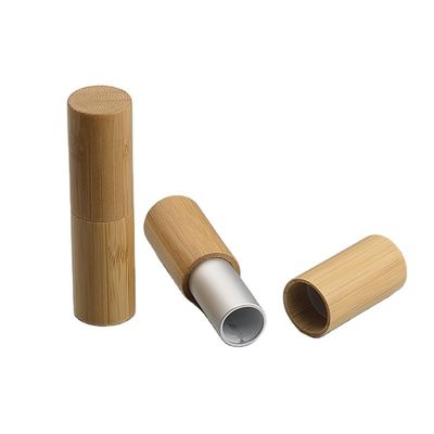 12.1mm Lippenstift-Rohr-Leercontainer-Bambuskosmetik umweltfreundlich