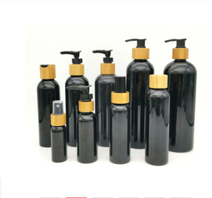 HAUSTIER Skincare Plastik-Shampoo-Flaschen-Lotions-Pumpen-weiße schwarze Bambuslotions-Pumpe