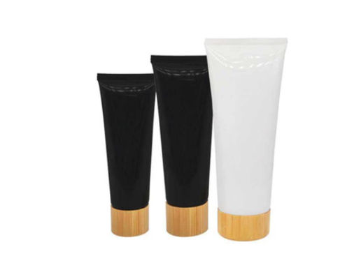 HAUSTIER Skincare Plastik-Shampoo-Flaschen-Lotions-Pumpen-weiße schwarze Bambuslotions-Pumpe