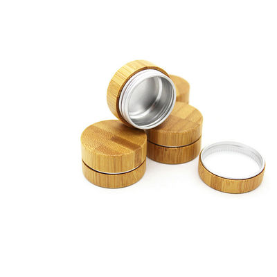 kosmetischer Verpackenbambus bilden der leeren Runden-10gs Lidschatten-inneres Aluminium
