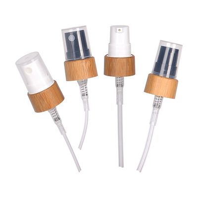 Kosmetisches Flaschen-Spray-Pumpen-Bambusastringierendes Mittel parfümieren 18mm feinen Nebel-Spray
