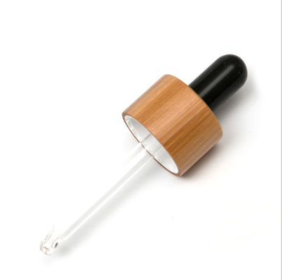 En gros 18mm Bambustropfenzähler-Deckelkappe für Tropfenzähler-Kappe Flasche des ätherischen Öls