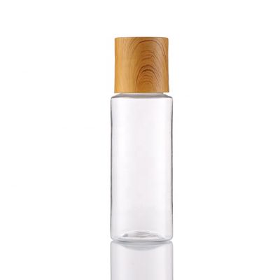 Klares Plastikhaustier 60ML füllt hohe Bambuskosmetik Qulity leere Lotions-Flaschen ab