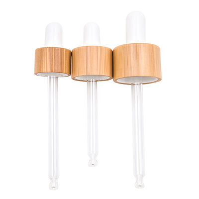 18mm Glasflaschentropfenzählerkappe eco freundliche hölzerne Bambusflaschen ätherischen Öls
