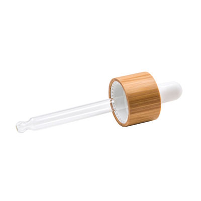 18mm Glasflaschentropfenzählerkappe eco freundliche hölzerne Bambusflaschen ätherischen Öls