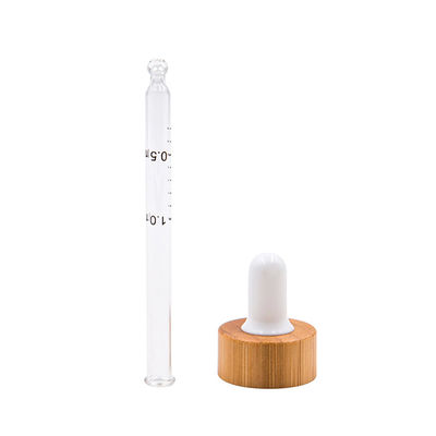 18mm Glasflaschentropfenzählerkappe eco freundliche hölzerne Bambusflaschen ätherischen Öls